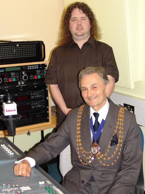 Johny Cassidy with the Mayor of Reigate & Banstead Cllr. David Pay.