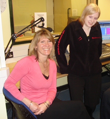 Lucy Greaves with Tanya Stafford from the Redhill & Reigate Live at Home Scheme.
