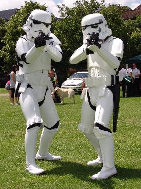 Stormtroopers at the Redhill carnival Fun Day.