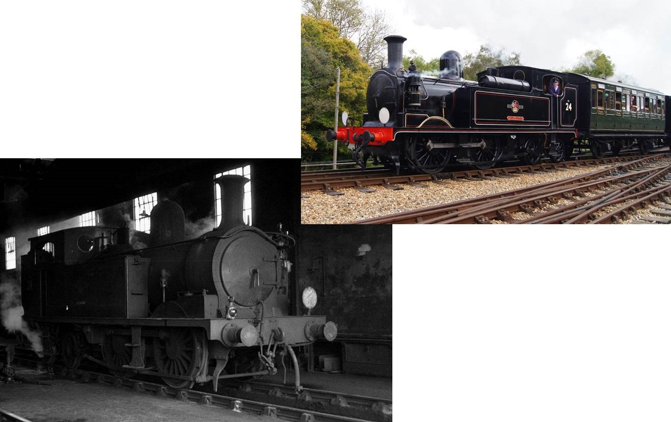 O2 locomotive W24 Calbourne
